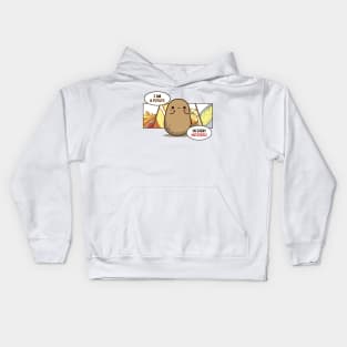 Cute Potato in Every Universe Kids Hoodie